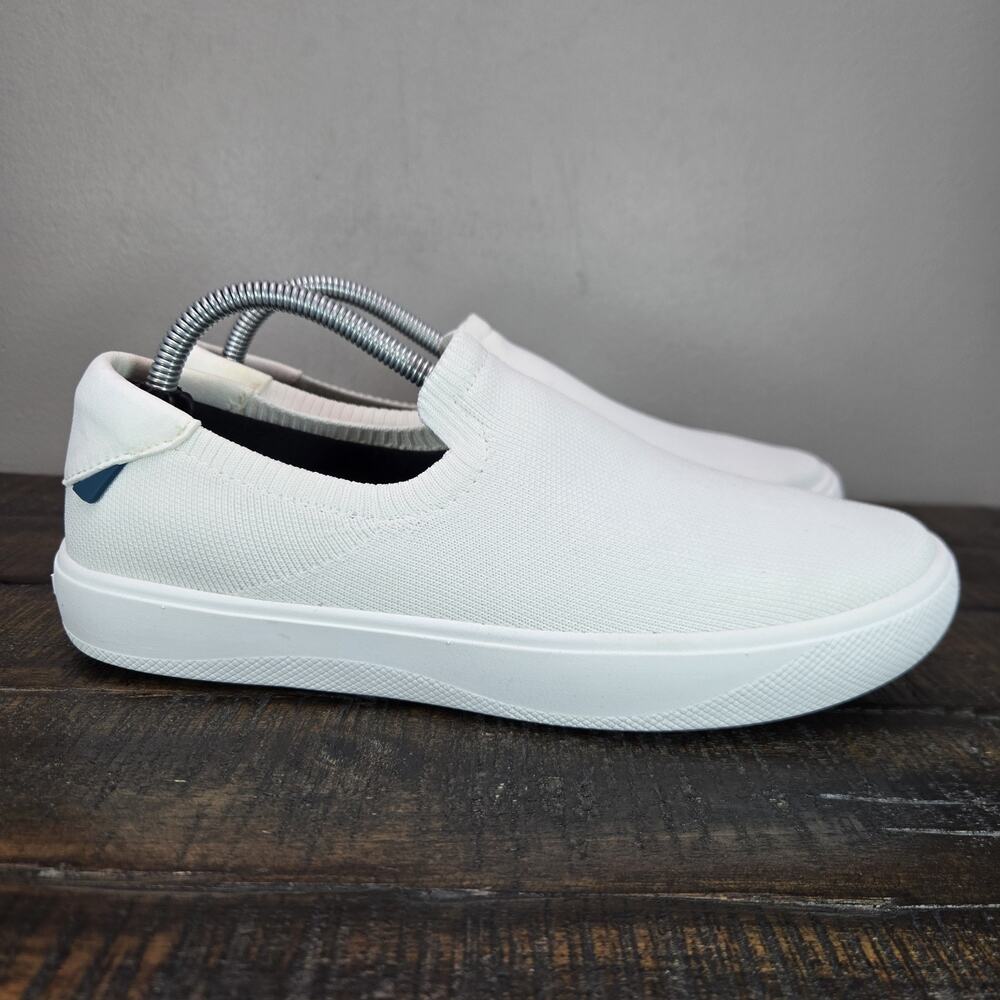 NEW Vessi Boardwalk Slip On Womens Size 7 Waterproof Shoes Sneakers Sail White
